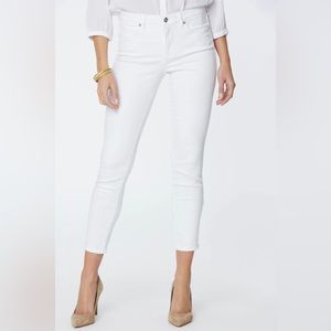 NYDJ Alina Skinny Ankle Jean White